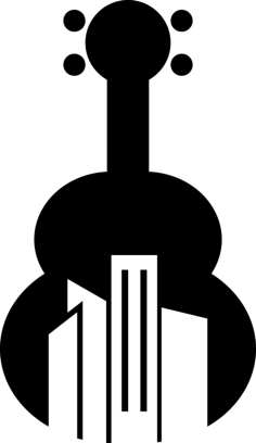 Music City Symbol Outline Icon Svg Set, Free Vectors File